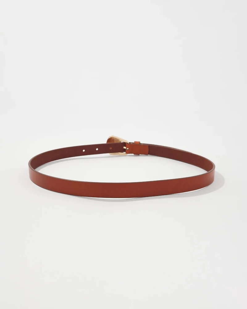 Gold Buckle Pant Belt