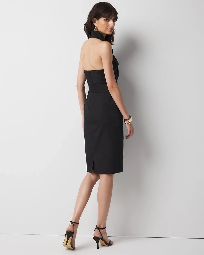 Trench Wrap Mini Dress