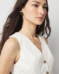 Pinstripe Vest