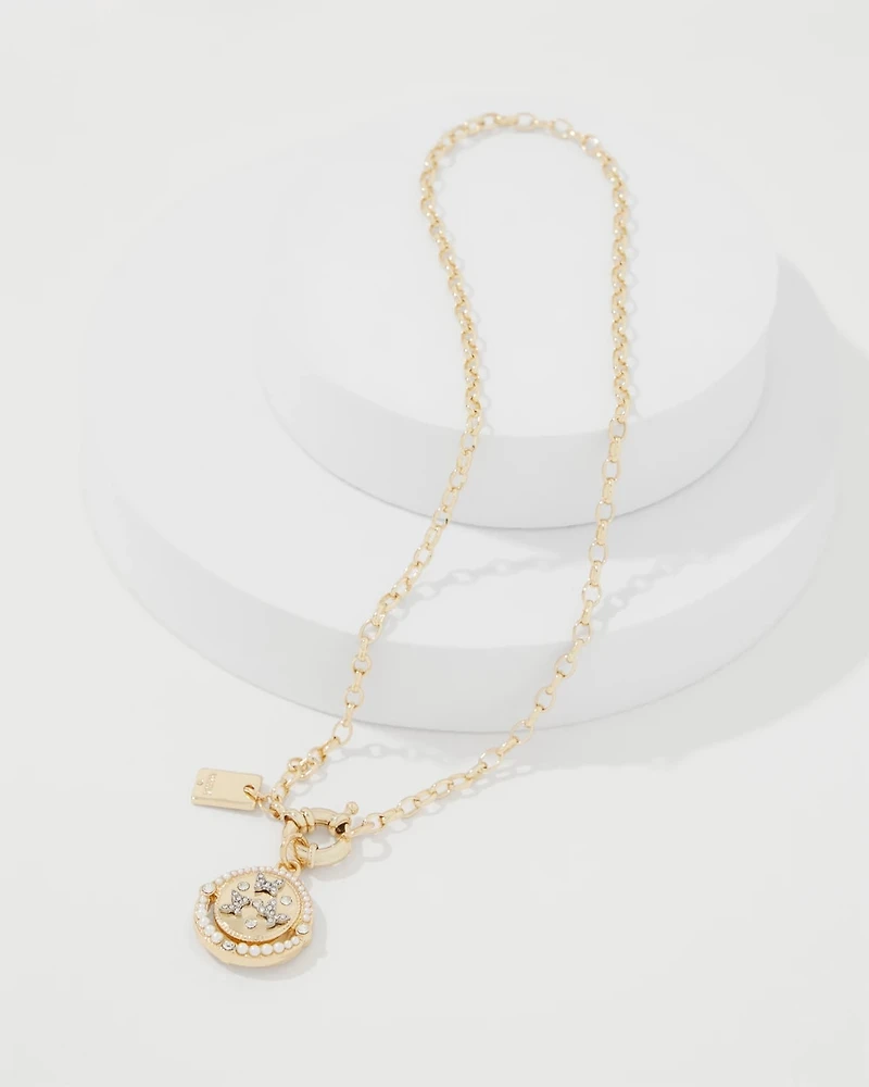 Coin Pendant Necklace