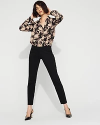 Long-Sleeve Flare Cuff Shirt