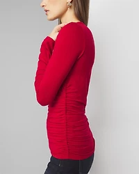Square Neck Ruched Top
