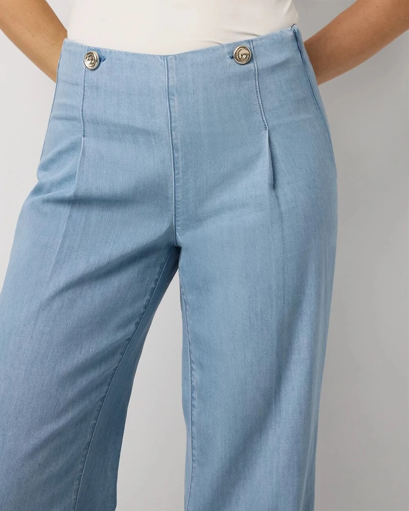 Wide Leg Featherweight Trouser Jean