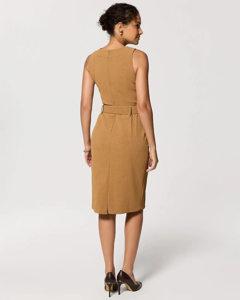 Belted Sheath Dress