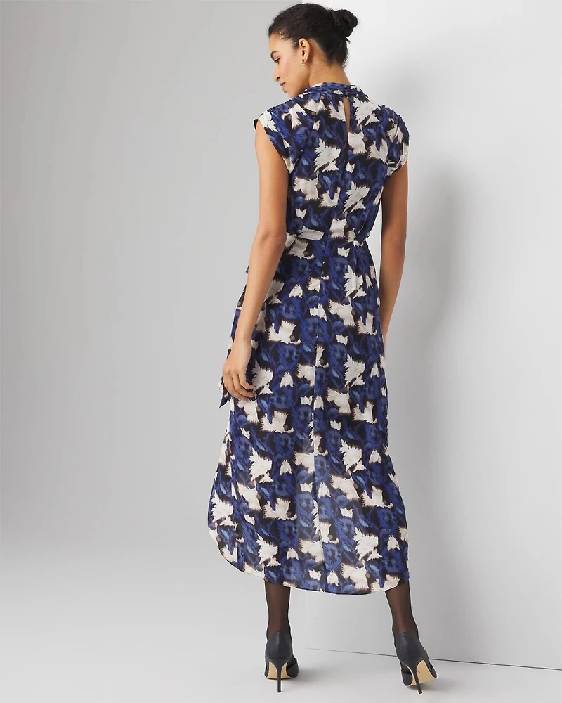 Draped Midi Dress