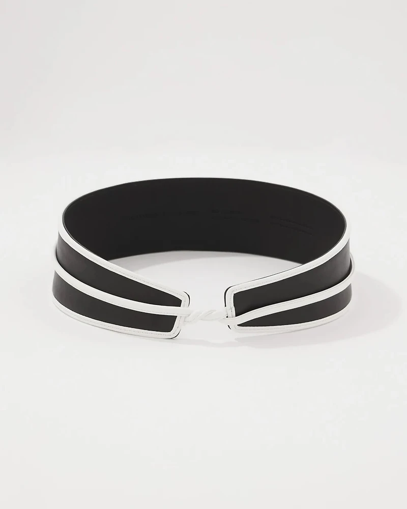 Contrast Obi Belt