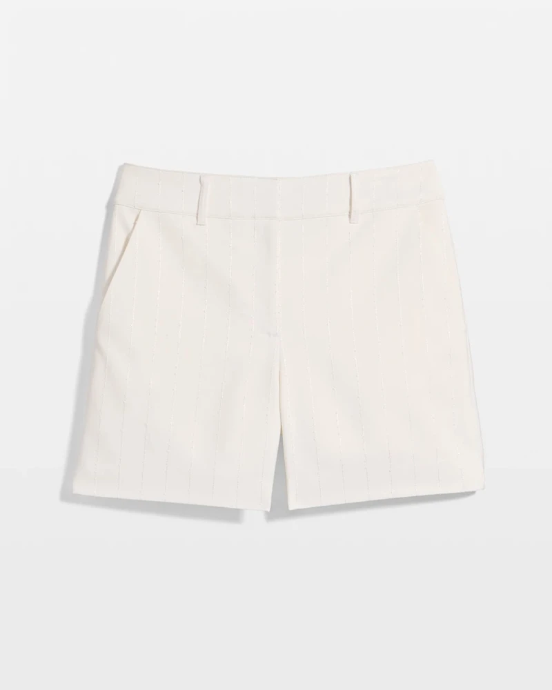 Sequin Pinstripe Tailored Short