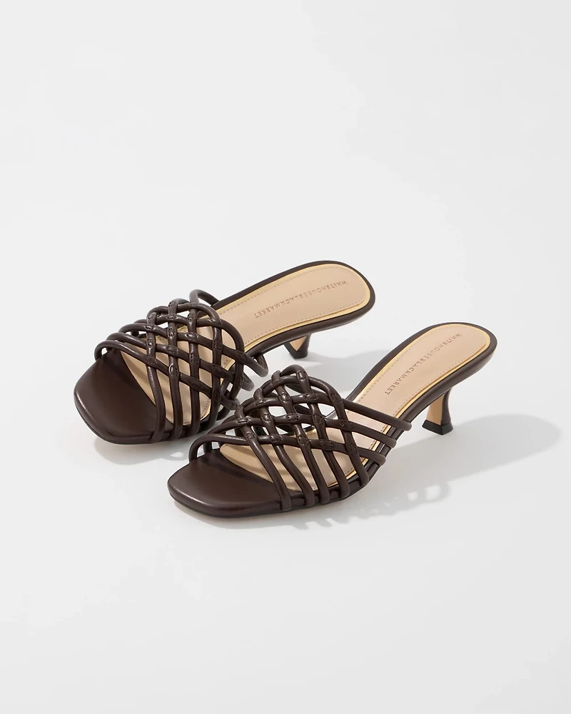 Leather Heeled Sandal