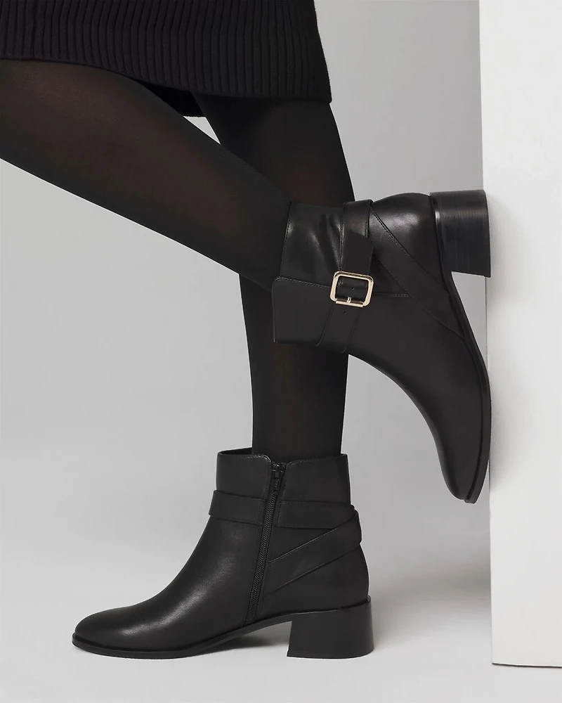 Short Leather Chelsea Boot
