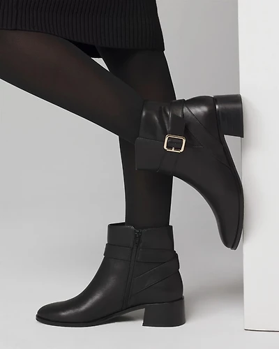 Short Leather Chelsea Boot