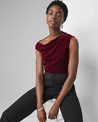 Off-the-Shoulder Velvet Top