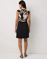 V-neck Sheath Dress