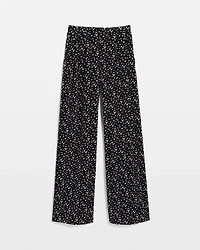 Pleated Wide Leg Pant