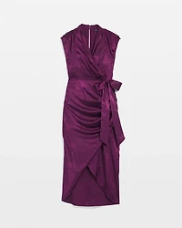 Draped Midi Dress