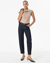 Tie-Neck Sleeveless Sweater Tank