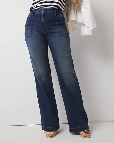 Extra High-Rise Novelty Pocket Trouser Jean