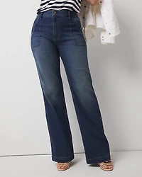 Extra High-Rise Novelty Pocket Trouser Jean
