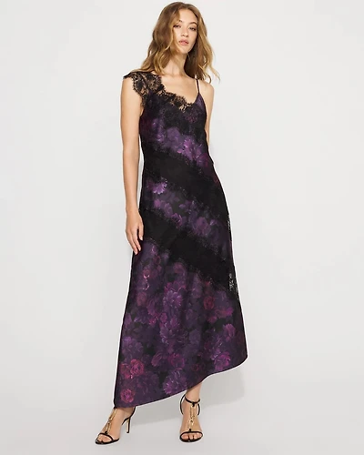 Lace + Satin Slip Dress