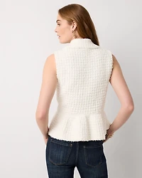 Double-Breasted Sweater Vest