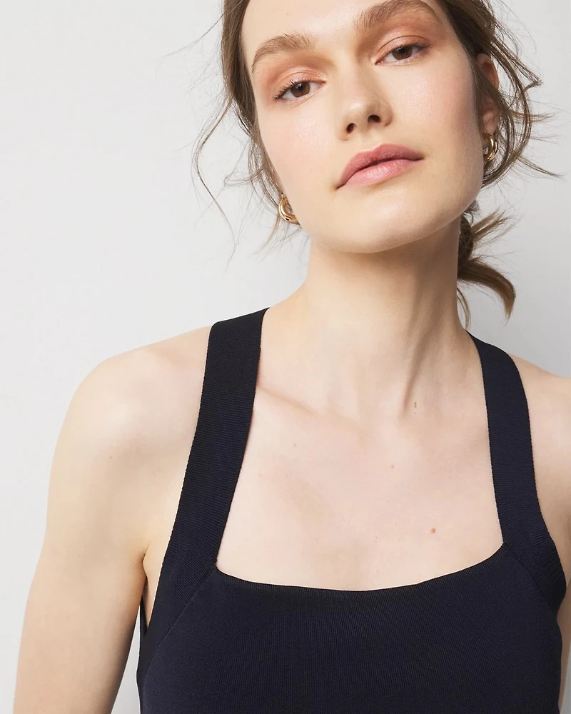 WHBM FORME™ Sculpt Stretch Sweater Halter Top