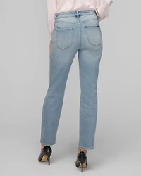 High-Rise Straight Jeans