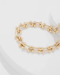 Pavé Links Short Necklace