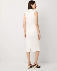 Knit Crepe Pencil Skirt