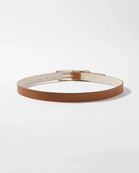 Elongated Buckle Pant Belt