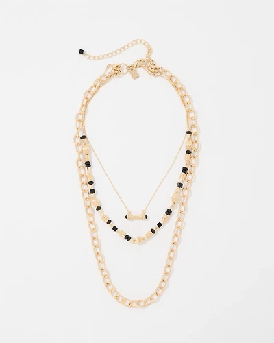 Black Cap Convertible Necklace