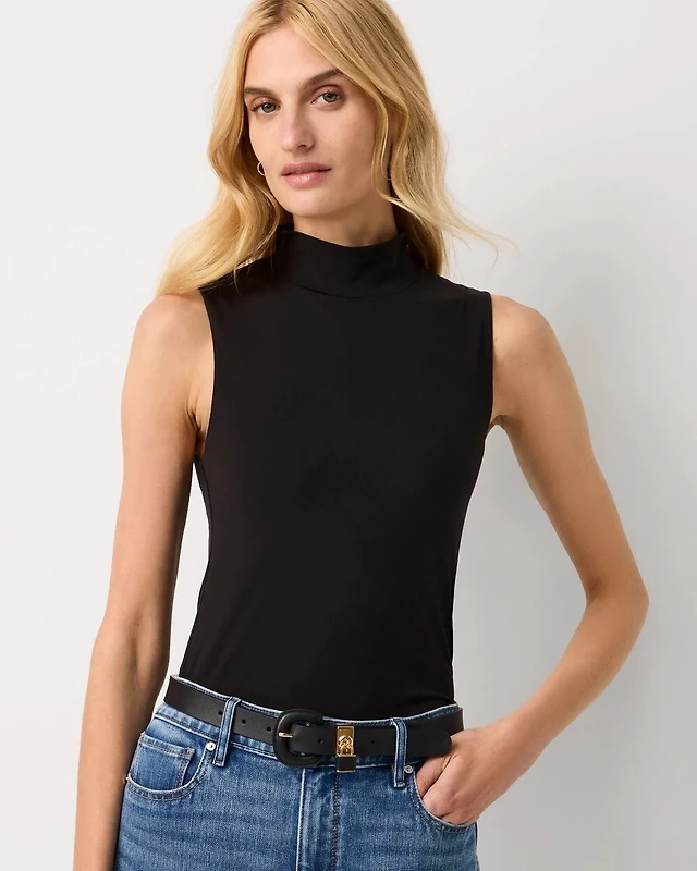 WHBM FORME™ All Ways Stretch Mock Neck Tank