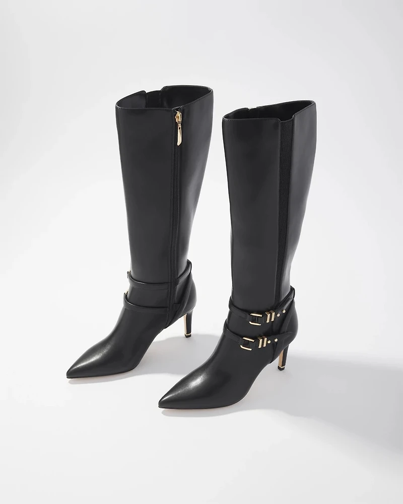 Tall Double Buckle Boot