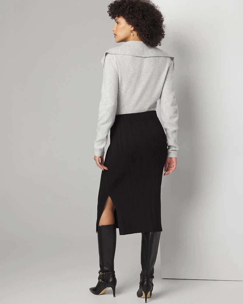 Sweater Column Skirt