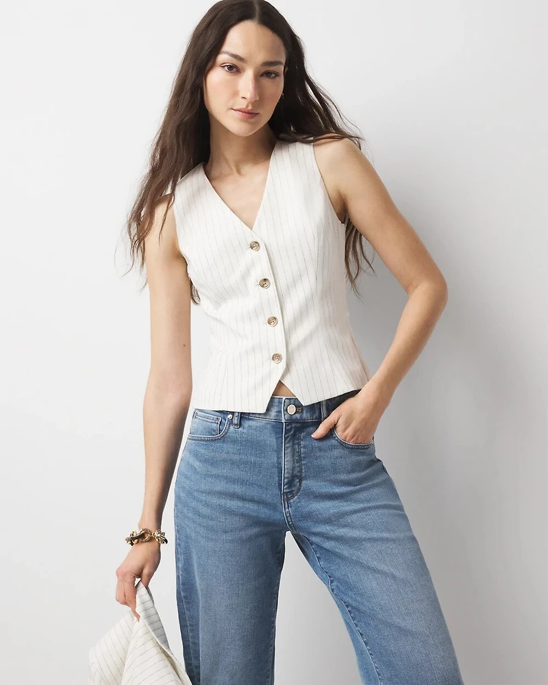 Pinstripe Vest