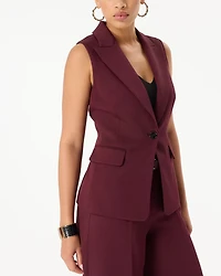 One-Button Tailored Vest