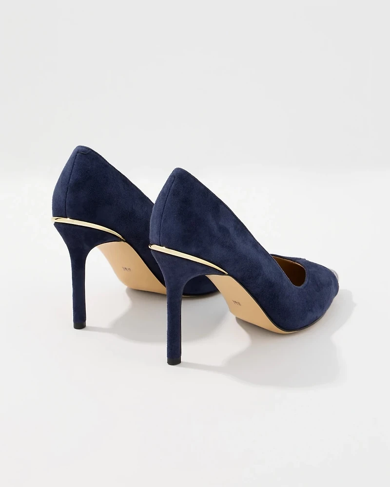 Suede Comfort Pump
