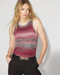 Space-Dyed Sweater Tank Top