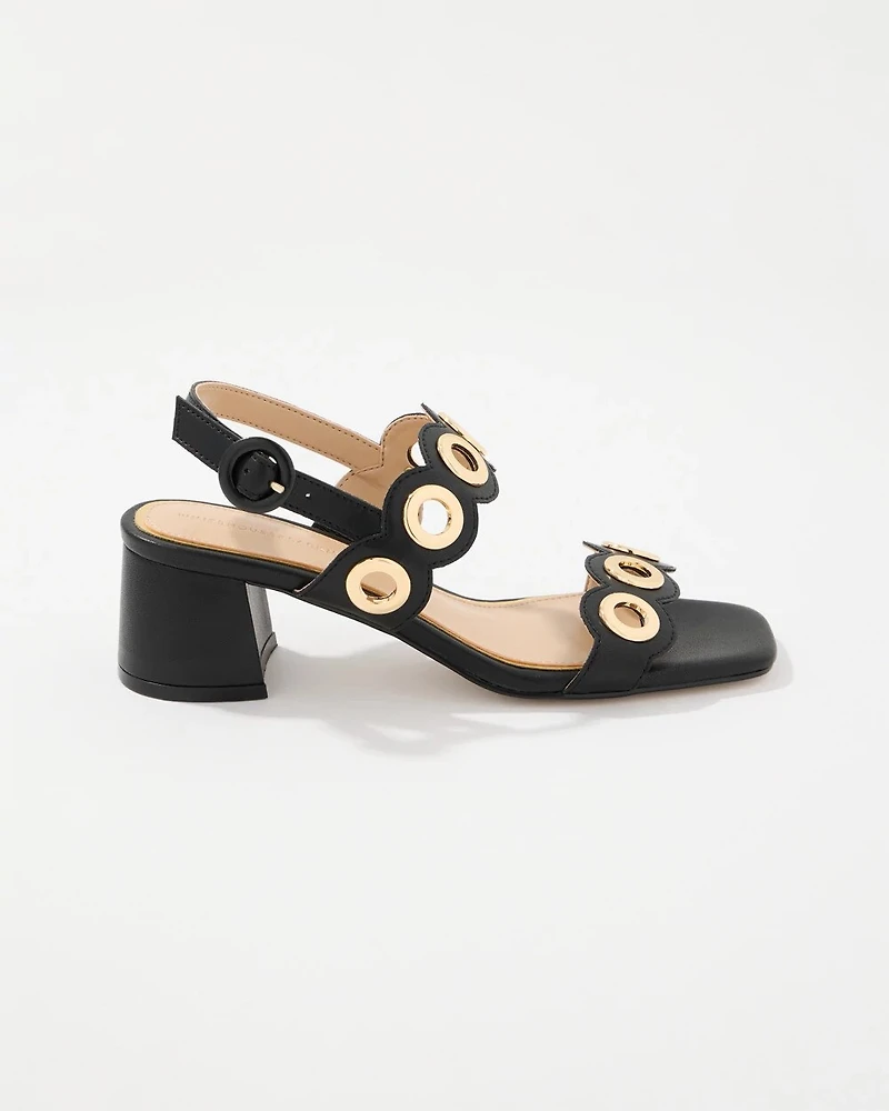 Leather Heeled Sandal