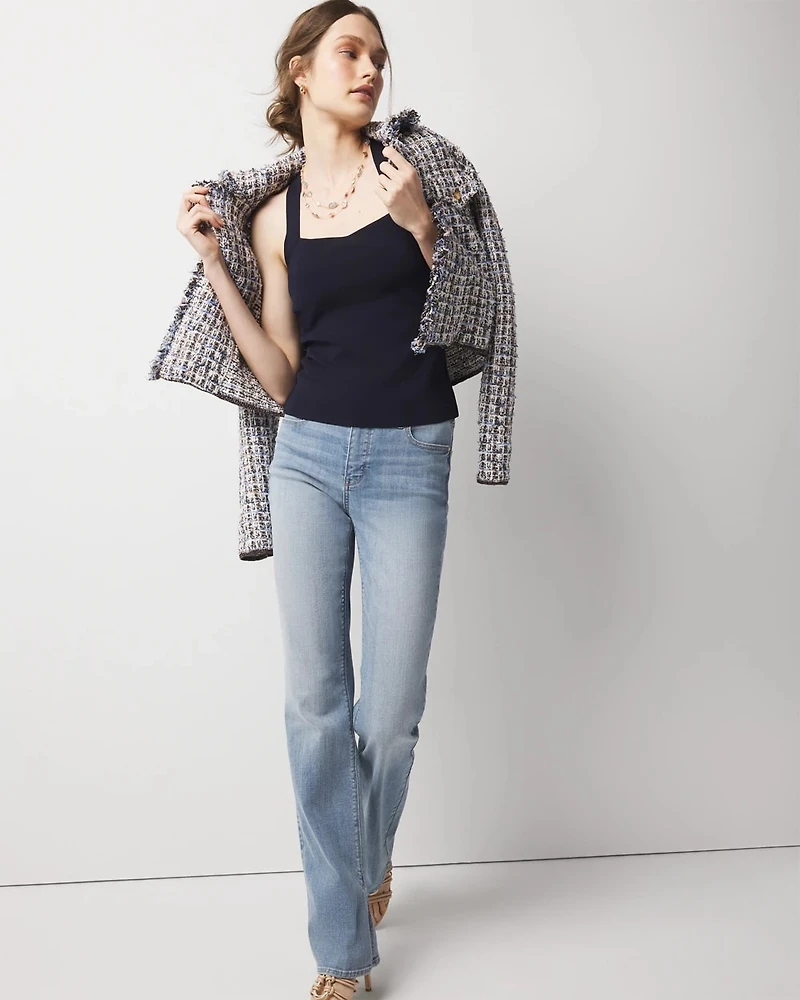 WHBM FORME™ Sculpt Stretch Sweater Halter Top