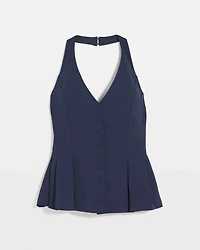 Halter Neck Bustier Top