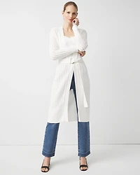 Pointelle Belted Duster