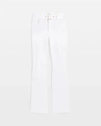 Extra High-Rise Belted Skinny Flare Jean