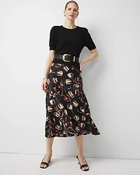 Petite Satin Maxi Skirt