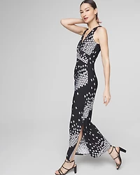 Sleeveless Matte Jersey Maxi Dress