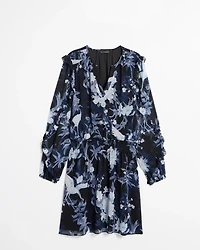 Long Sleeve Ruffle Dress