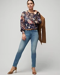 Mid-Rise Slim Jeans