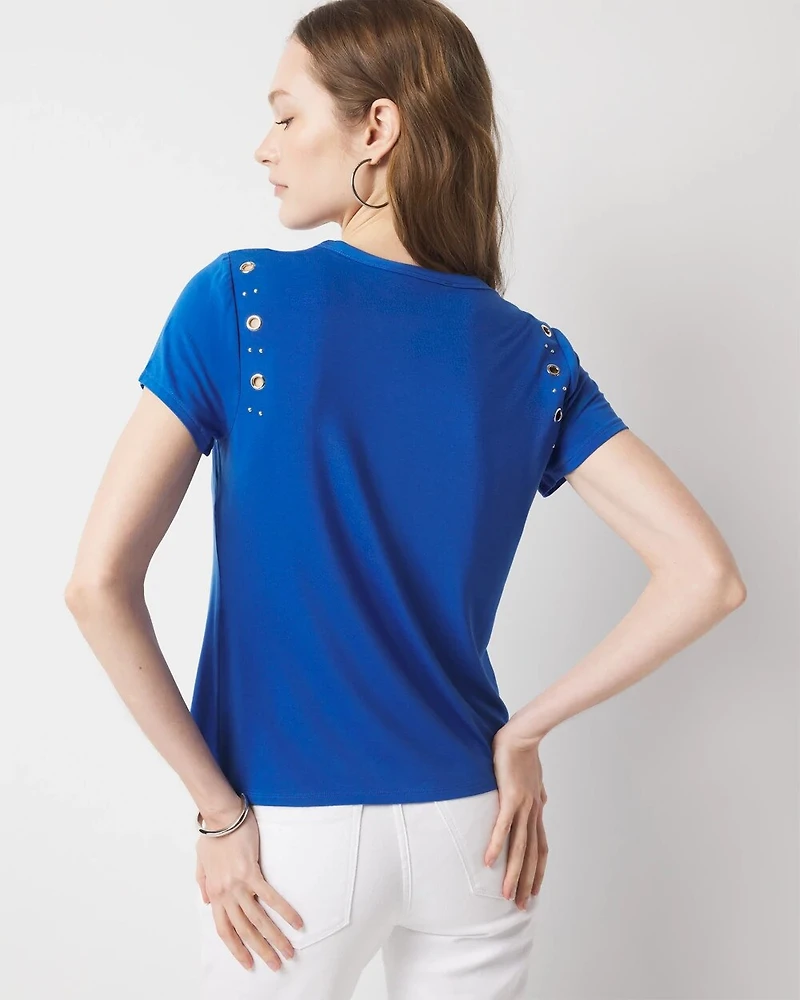 Grommet Crewneck Tee