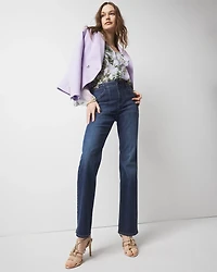 Chain Detail High-Rise Bootcut Jean