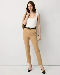 High-Rise Elle Slim Ankle Pant
