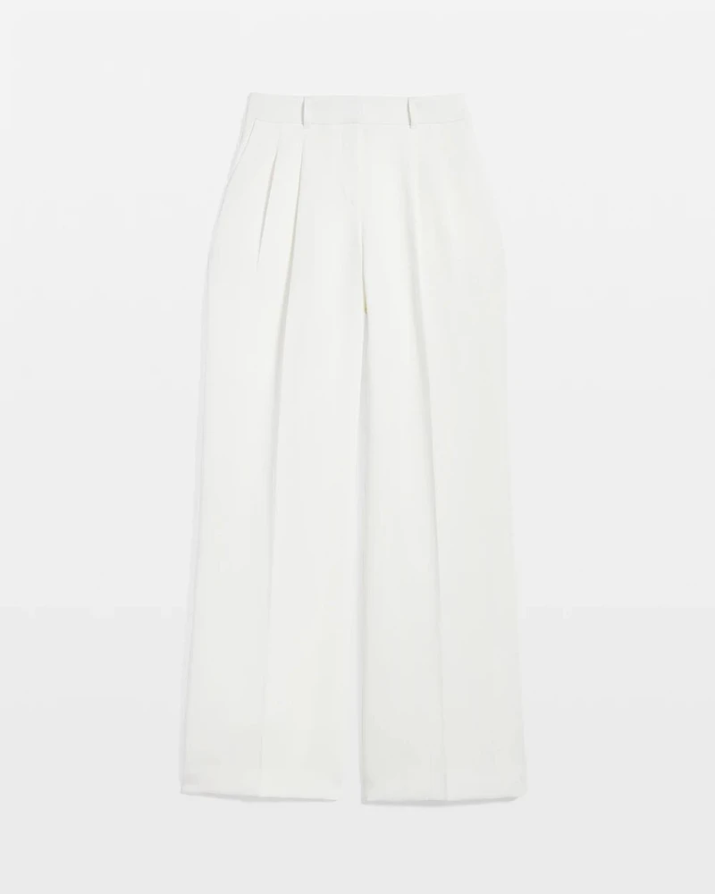 Petite Pleated Wide Leg Pant