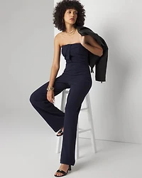 Strapless Draped Jumpsuit